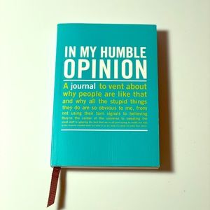 3/$15 In My Humble Opinion Journal